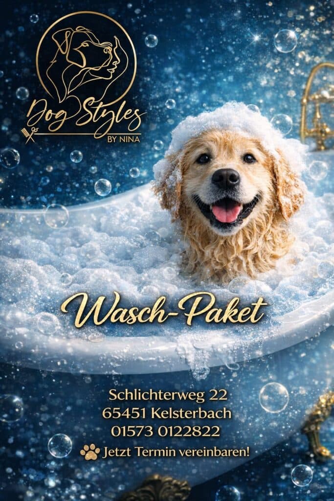 Wasch-Paket von Dog Styles by Nina – Paketmotiv